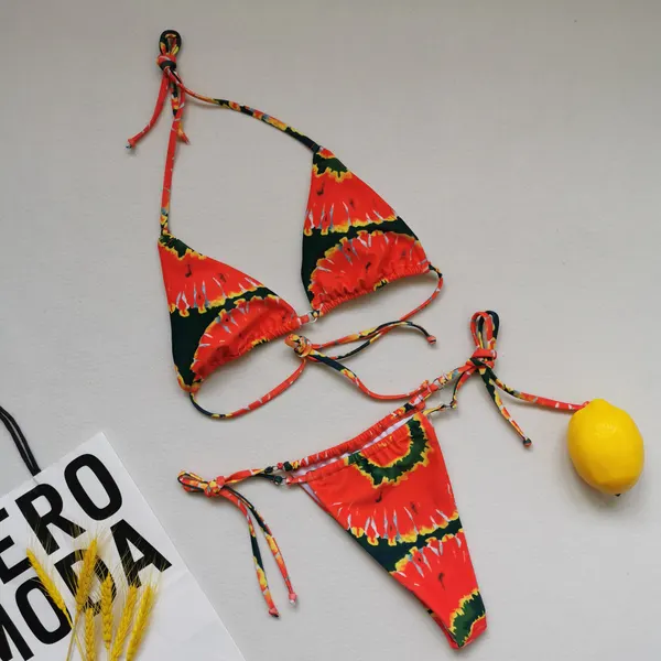 Padded Halter Two-Piece Swimsuit