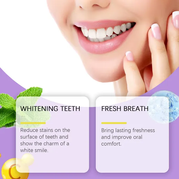 Purple Tooth Powder for Fresh Breath