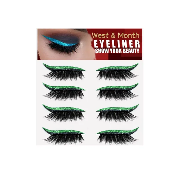 Four-Pair Self-Adhesive Eyeliner Stickers