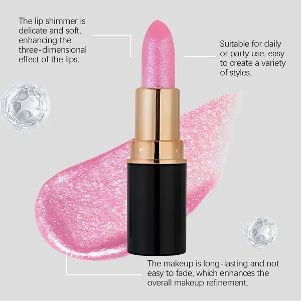 Pinkish-Purple Diamond Shine Lip Gloss