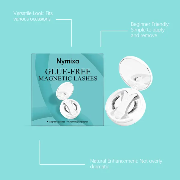 Magnetic False Eyelash Set with Clip