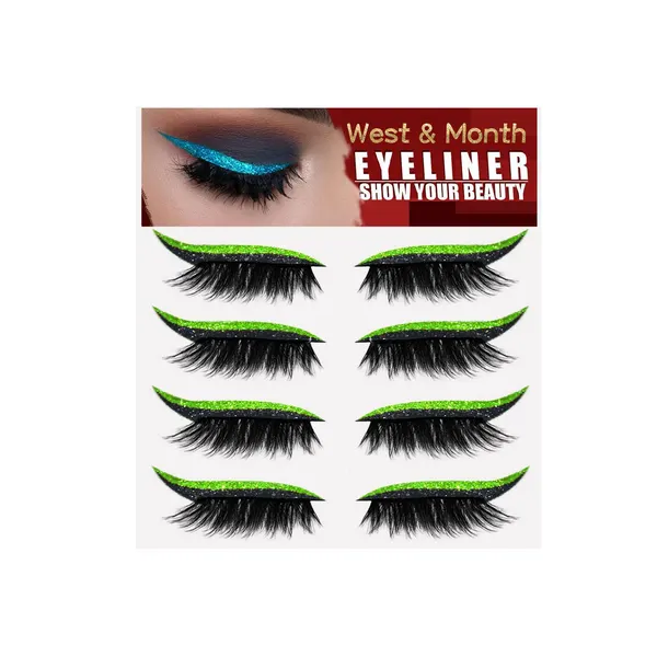 Peel-On Eyeliner Sticker Set, 4 Pairs