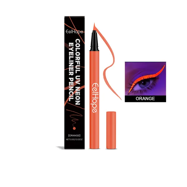 Neon Liquid Eyeliner in Orange Red