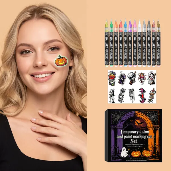 Night Glow Body Paint Set