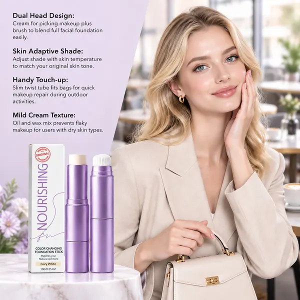 Moisturizing Foundation Stick with Brush