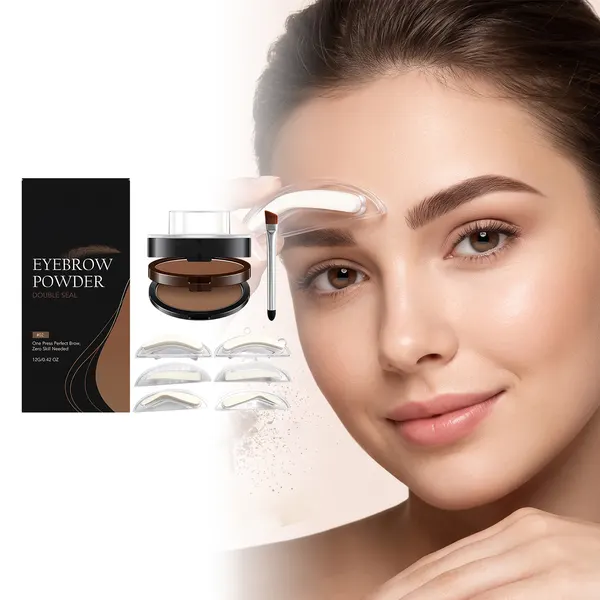 Waterproof Eyebrow Powder Stamp Kit