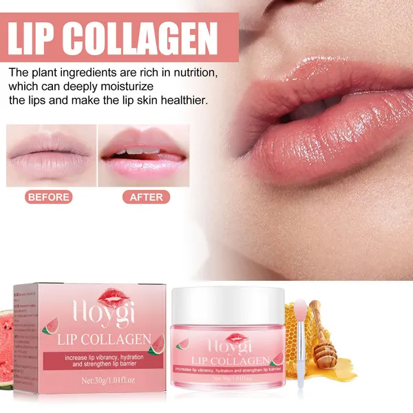 Watermelon Beeswax Lip Mask