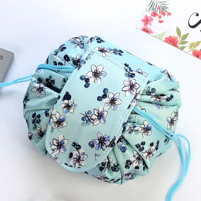 Animal Print Drawstring Cosmetic Pouch