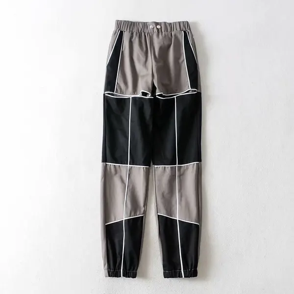 Cotton Blend Thigh-Cutout Overalls