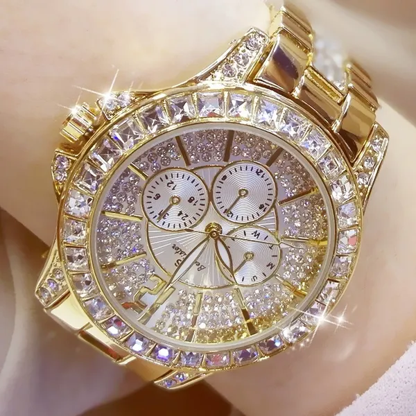 Square Rhinestone Bracelet Watch