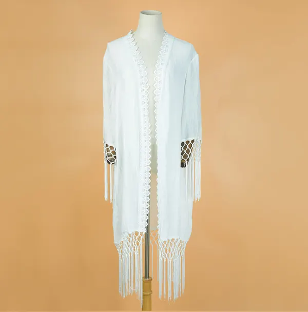 White Beach Cover-Up Shirt