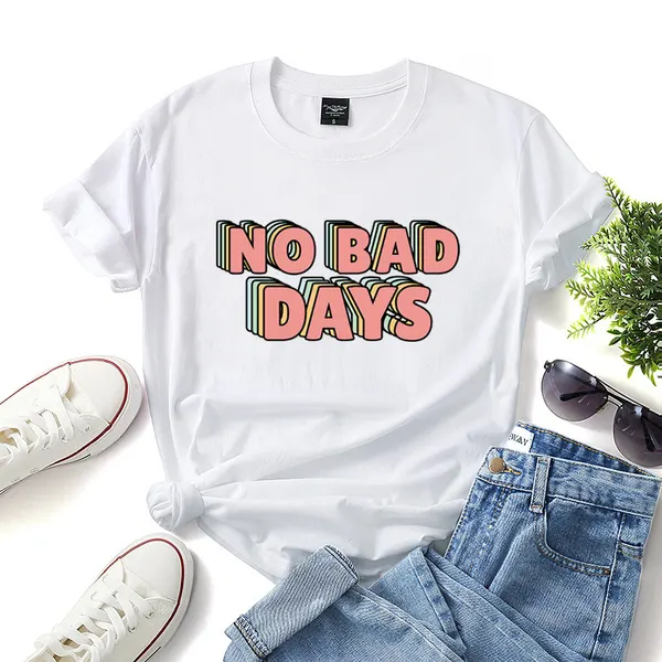 No Bad Days Cotton Graphic Tee