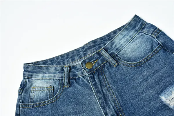 Hand-Finished Ripped Slim Jeans