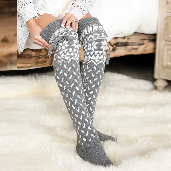 Long Pile Acrylic Stockings