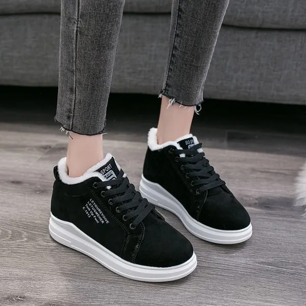 Fleece-Lined Chunky Sneakers