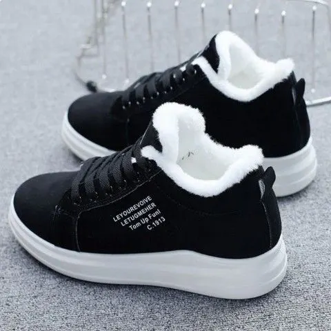 Fleece-Lined Chunky Sneakers