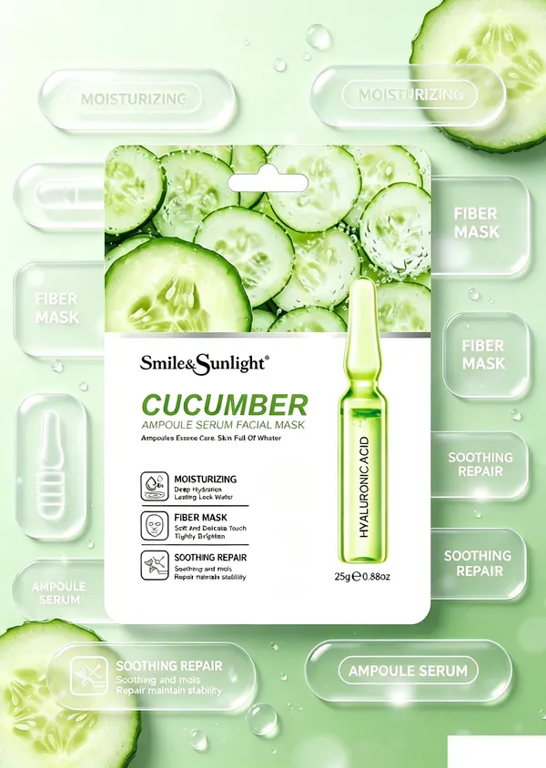 Cucumber Ampoule Serum Sheet Mask