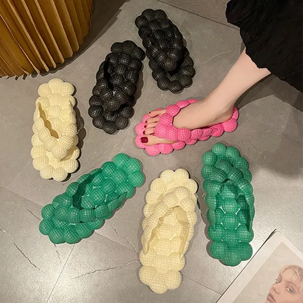 Bubble Sole PVC Flip-Flops