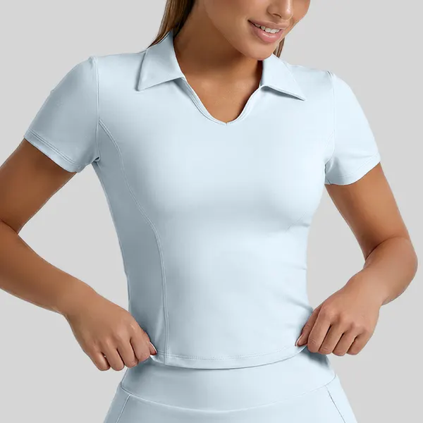 Polo Collar Slim Fit Sports Tee
