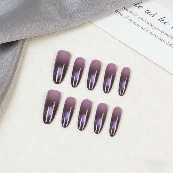 Dusty Lilac Almond Press-On Nails