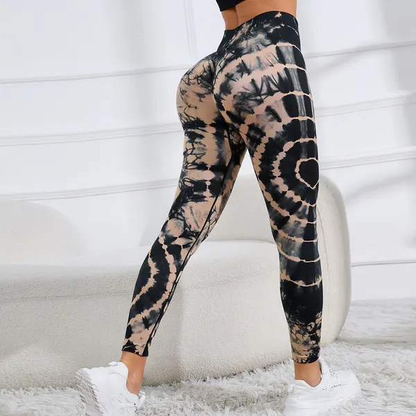 Tie Dye High Waist Workout Leggings