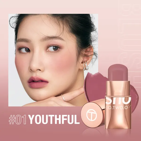 Cream Blush Stick, Natural Nude Flush