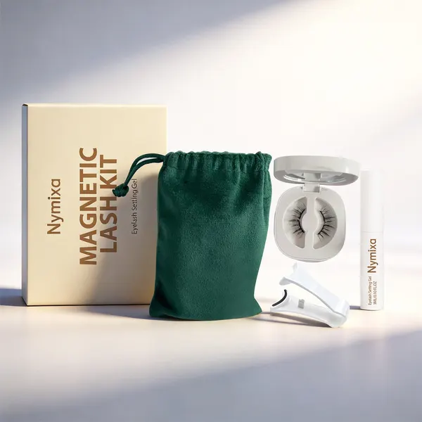 Curved Magnetic False Eyelash Kit