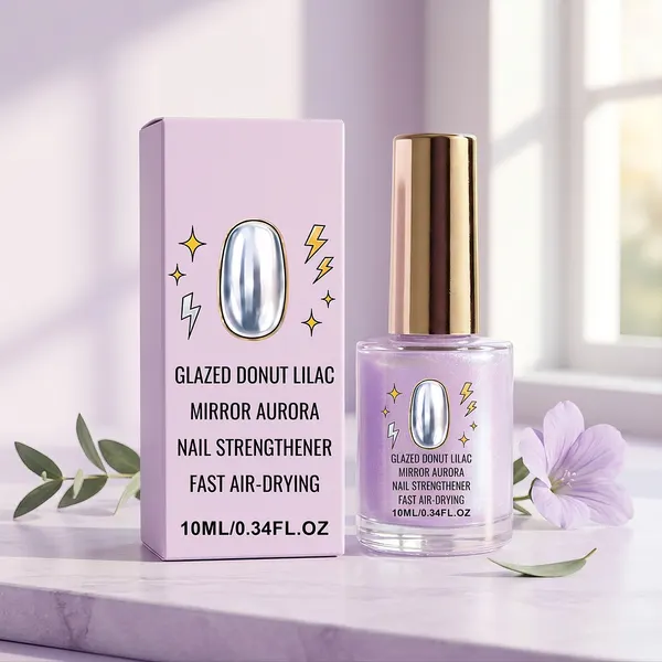 Sheer Light Purple Mirror Gloss Nail Polish