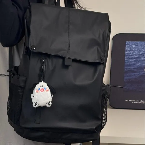Water-Repellent Nylon Commuter Backpack