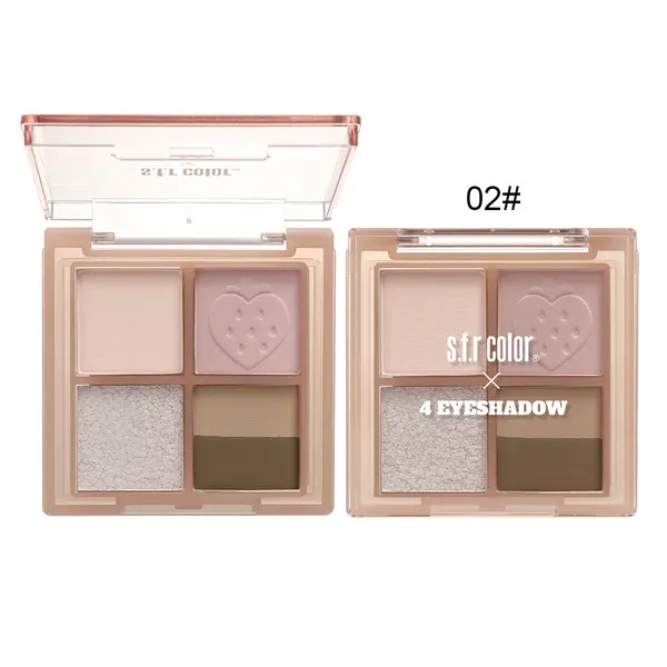 Four-Pan Earth Tone Eyeshadow Palette