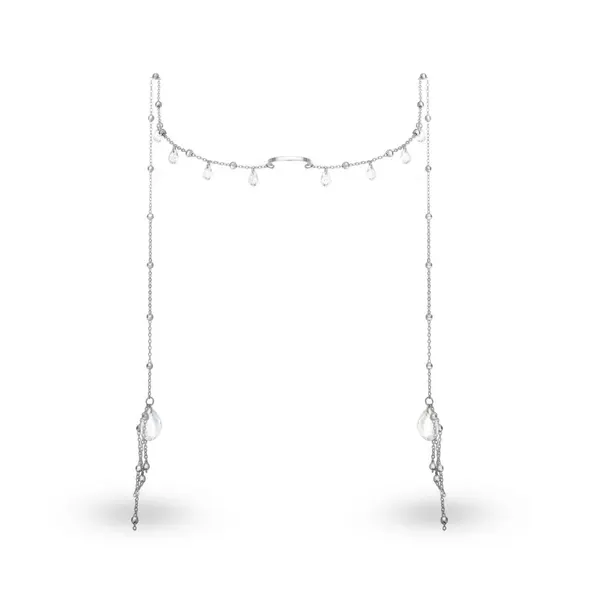 Water Drop Rhinestone Face Chain