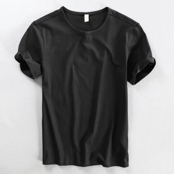 Loose Fit Cotton Crew-Neck T-Shirt