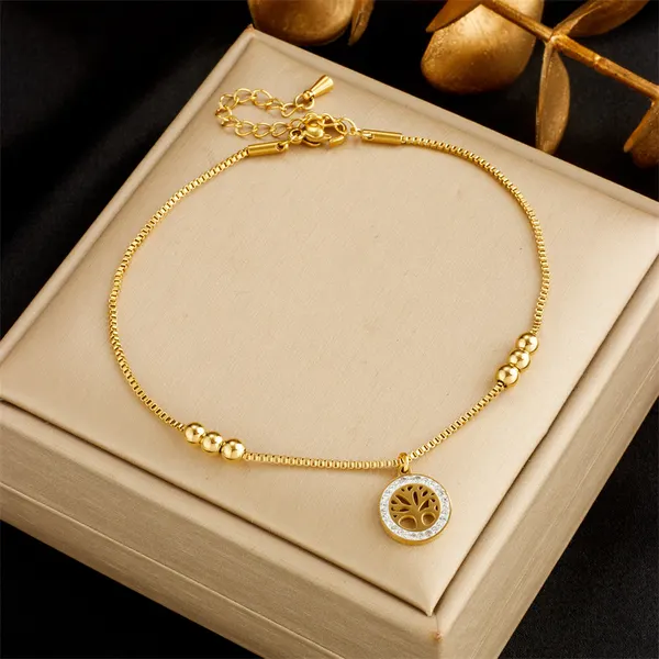 Heart and Butterfly Shell Anklet