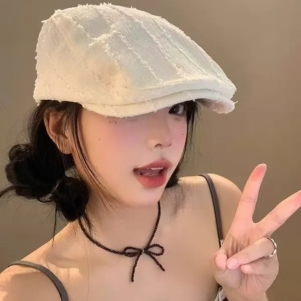 Adjustable Cotton Sun Hat with Satin Lining