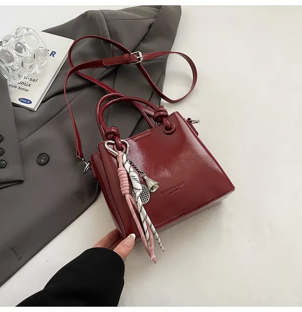 Soft PU Bucket Shoulder Bag