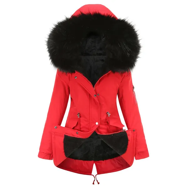 Mid-Length Hooded Padded Parka