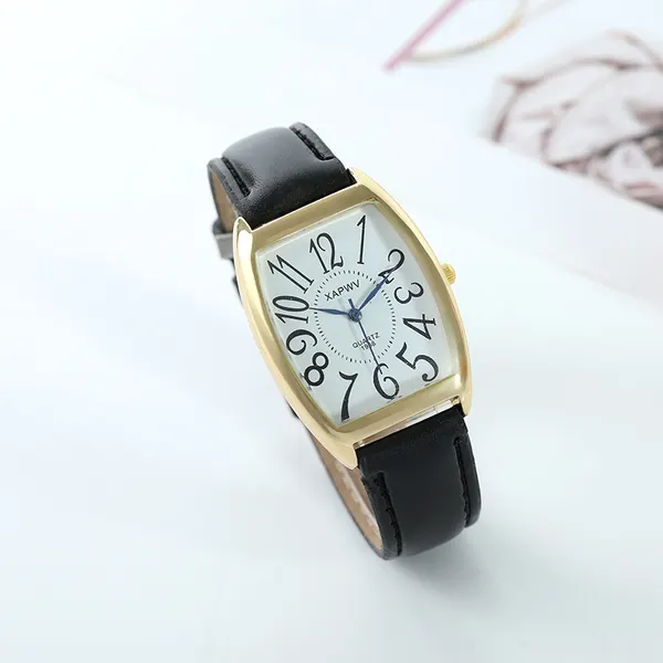 Square Ribbon Strap Watch