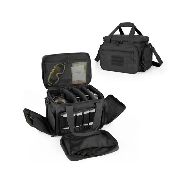 Magazine Storage Bag in Black Nylon