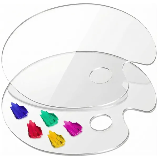Clear Acrylic Makeup Mixing Palette