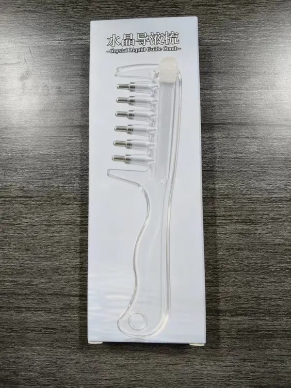 Liquid-Guiding Scalp Massage Comb