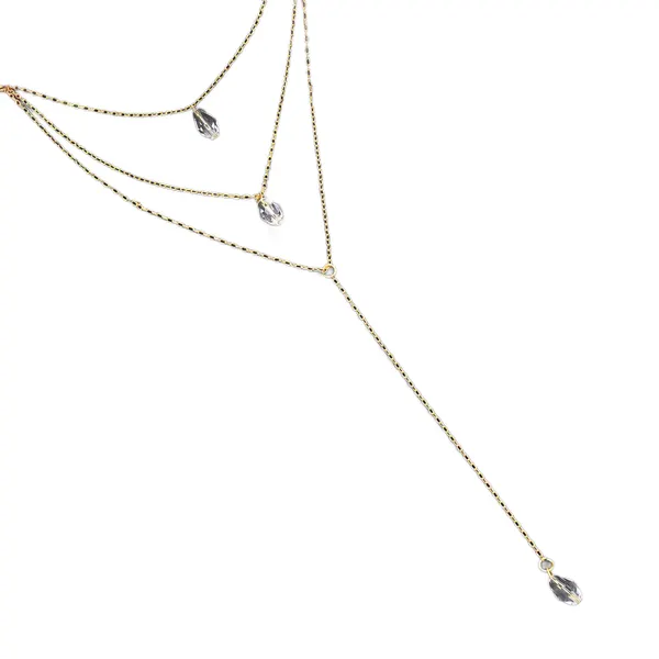 Layered Teardrop Back Chain