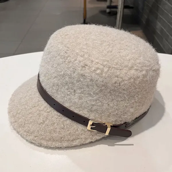 Leopard Print Flat-Top Cap