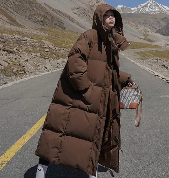 Loose Fit Down Cotton Puffer Jacket
