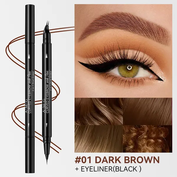 Double-Ended Brow Pencil and Eyeliner