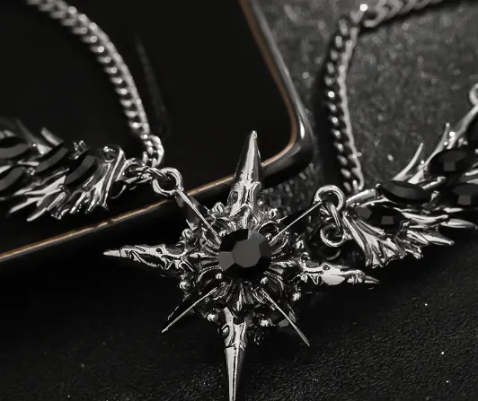 Six-Pointed Star Titanium Steel Necklace