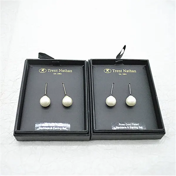 Glazed Pearl Stud Earrings