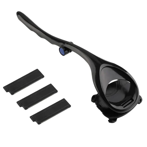 Three-Blade Manual Folding Hair Trimmer