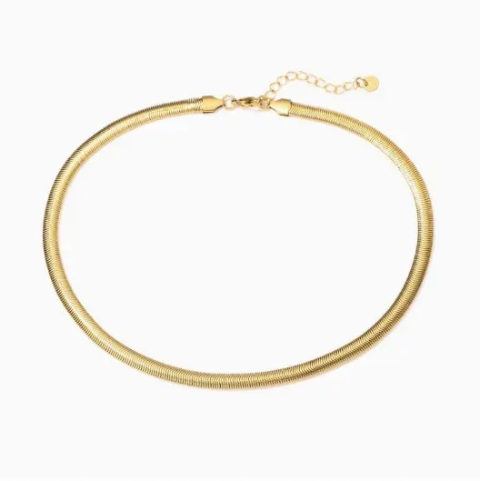 6mm Snake Bone Chain Necklace