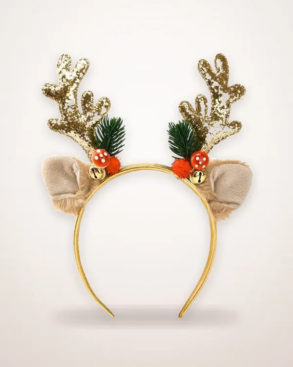 Glitter Elk Antler Headband