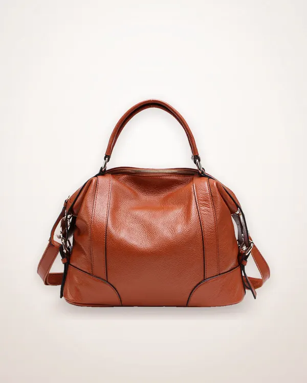 Soft Leather Dumpling Shoulder Bag
